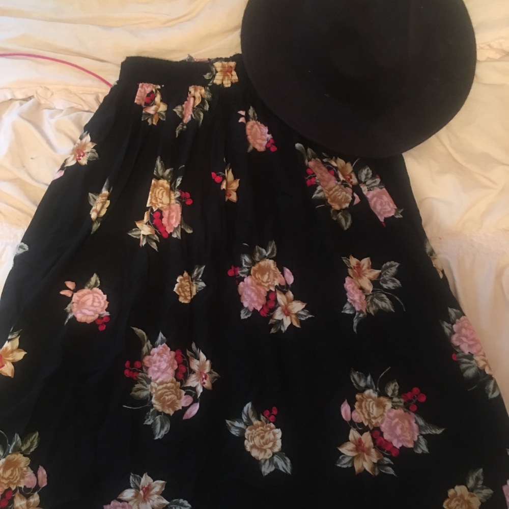 Vintage floral skirt